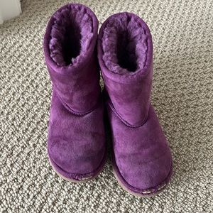 Girls purple ugg boots size 11